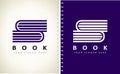 Book logo vector. Education design.
